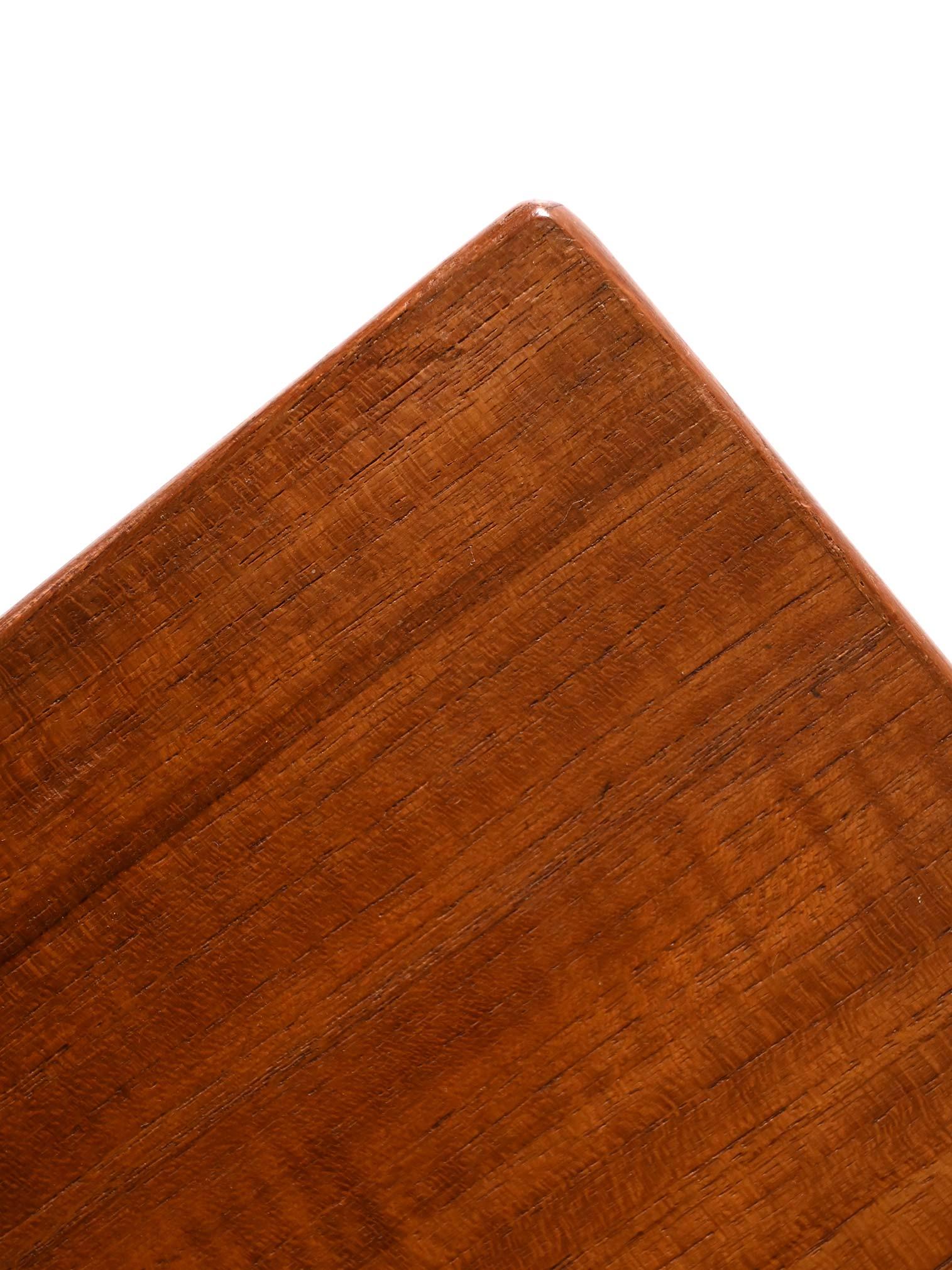 Table basse vintage en teck scandinave Bon état - En vente à Brescia, IT