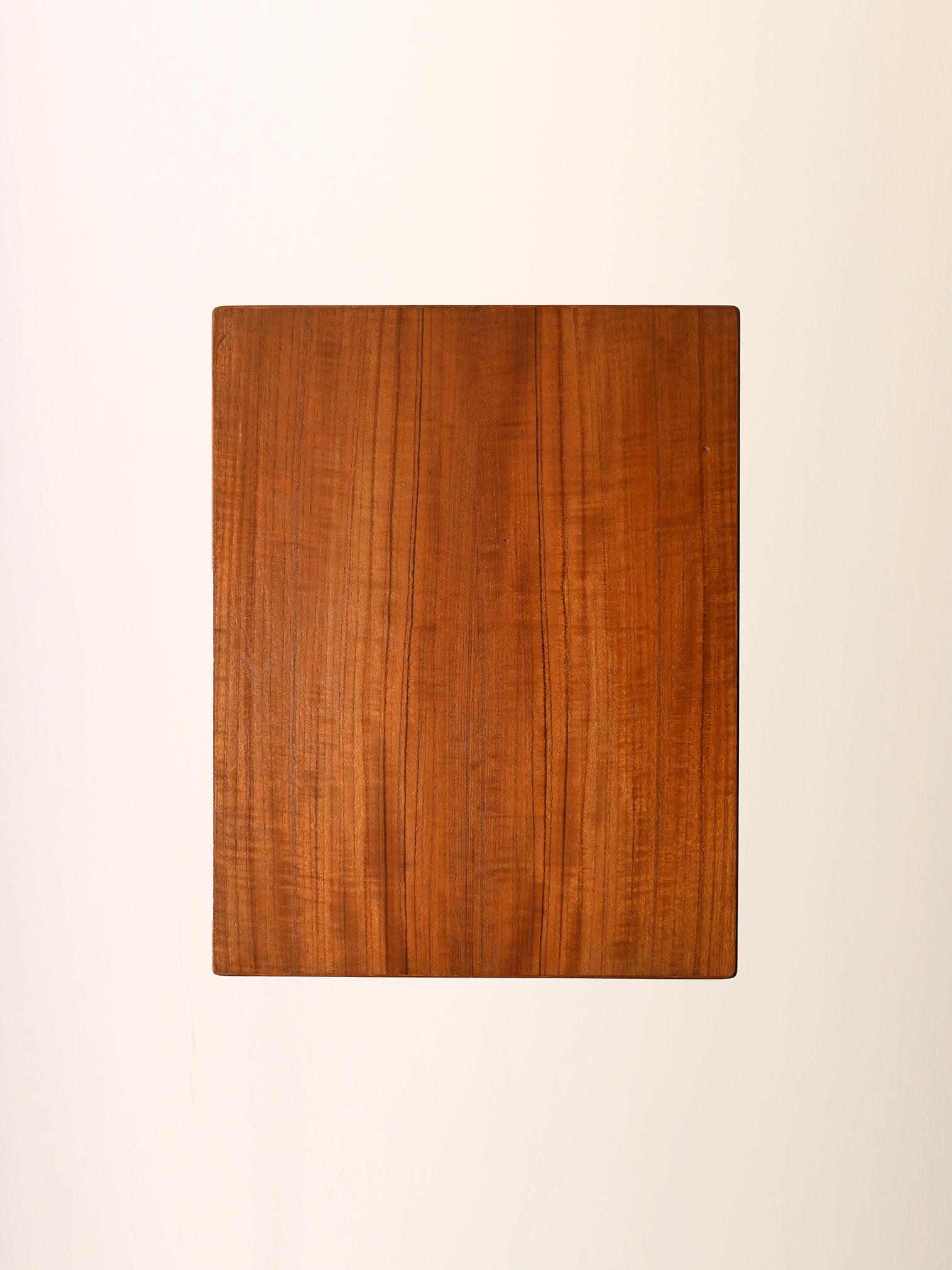 Table basse vintage en teck scandinave en vente 1