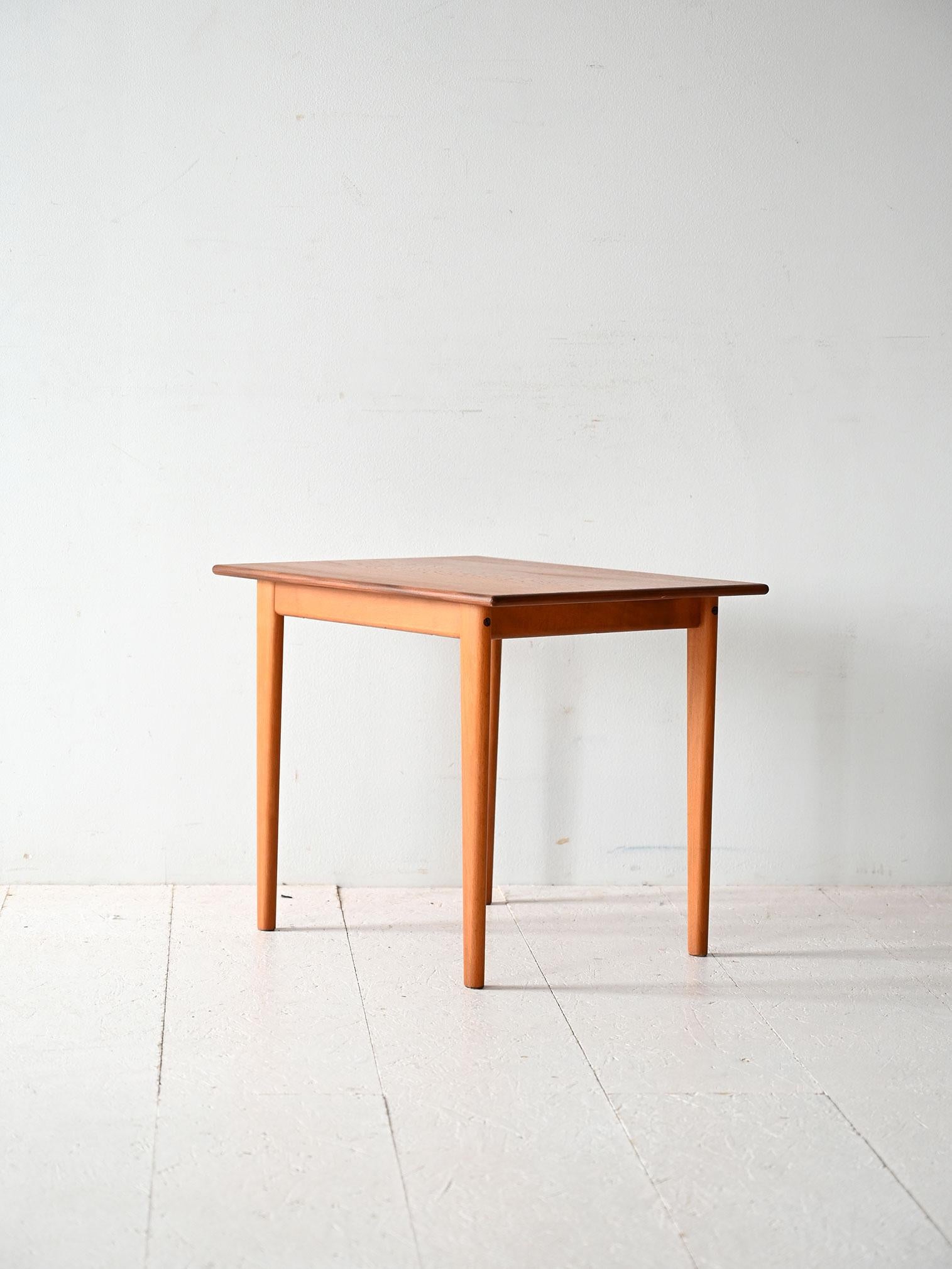 Swedish Vistaholm vintage Scandinavian teak coffee table For Sale