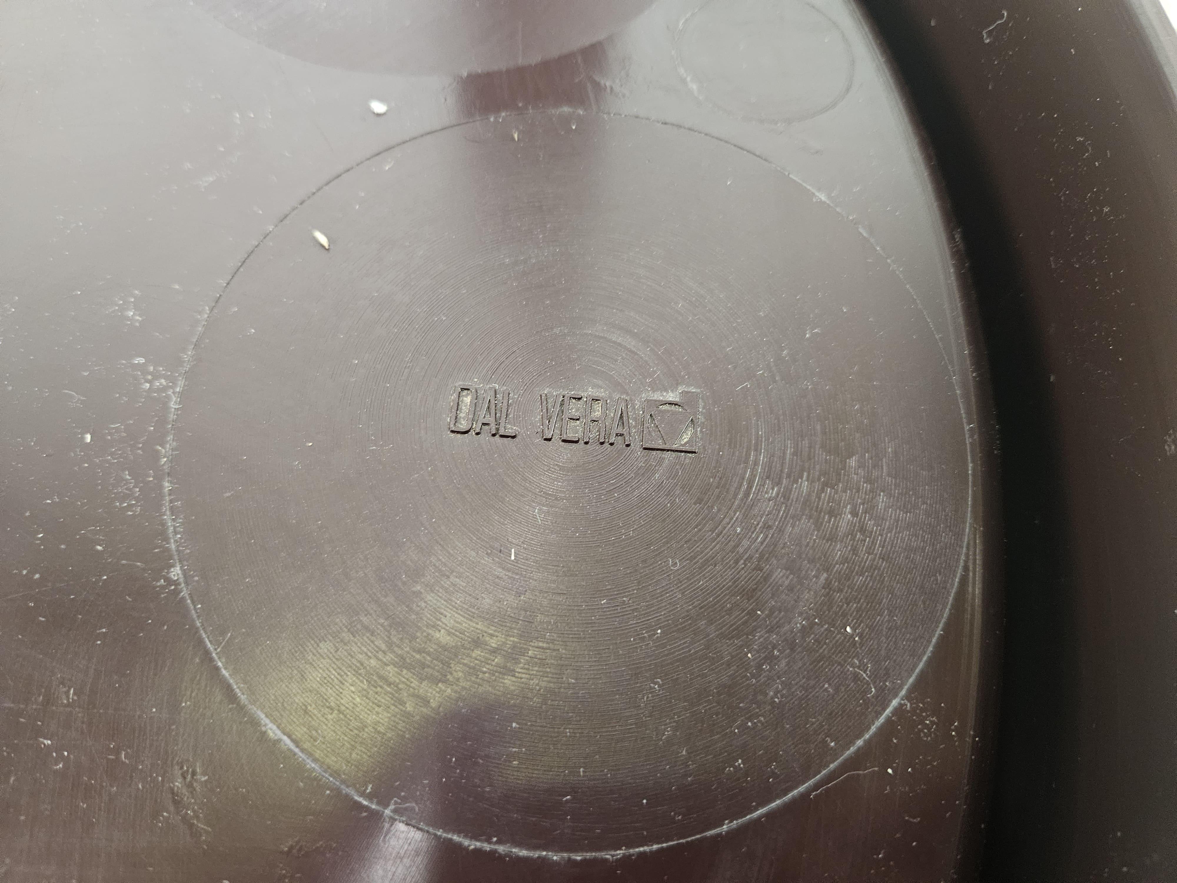 Vintage Space Age dark plastic coffee table from Dal Vera 1970s For Sale 5