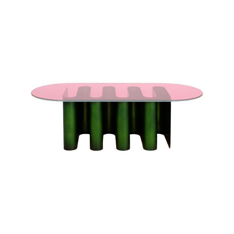 Mesa auxiliar Tavolino2 Fango Verde by Pulpo