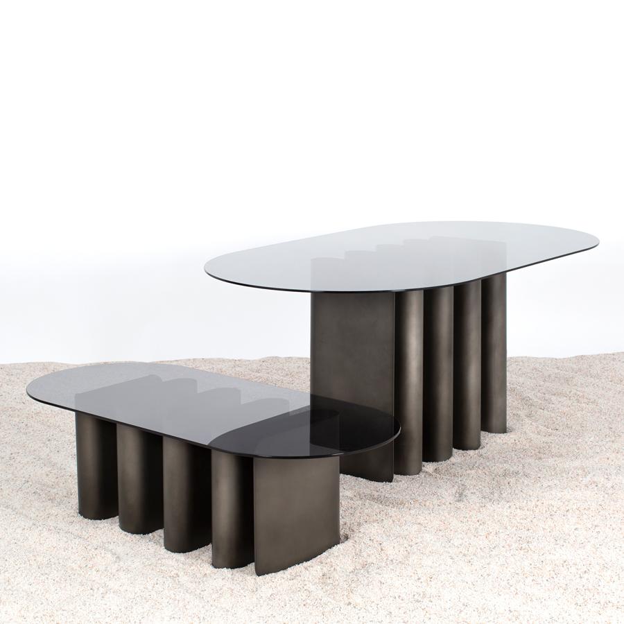 Tavolino2 Smoky Grey Side Table by Pulpo In New Condition In Geneve, CH