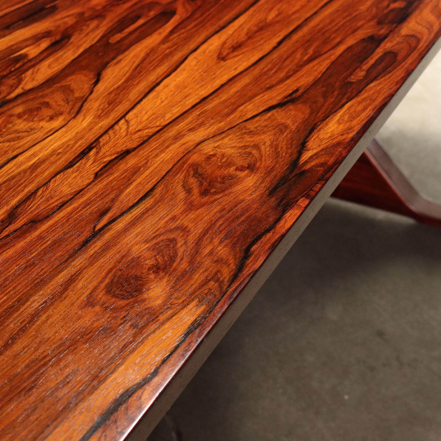 Wood Gianfranco Frattini for Bernini '522' table, 1960s For Sale