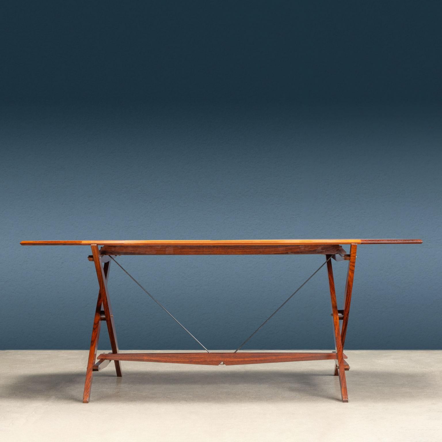 Tavolo a Cavalletto 'TL2' Franco Albini per Poggi Anni 50er Jahre (Italian) im Angebot