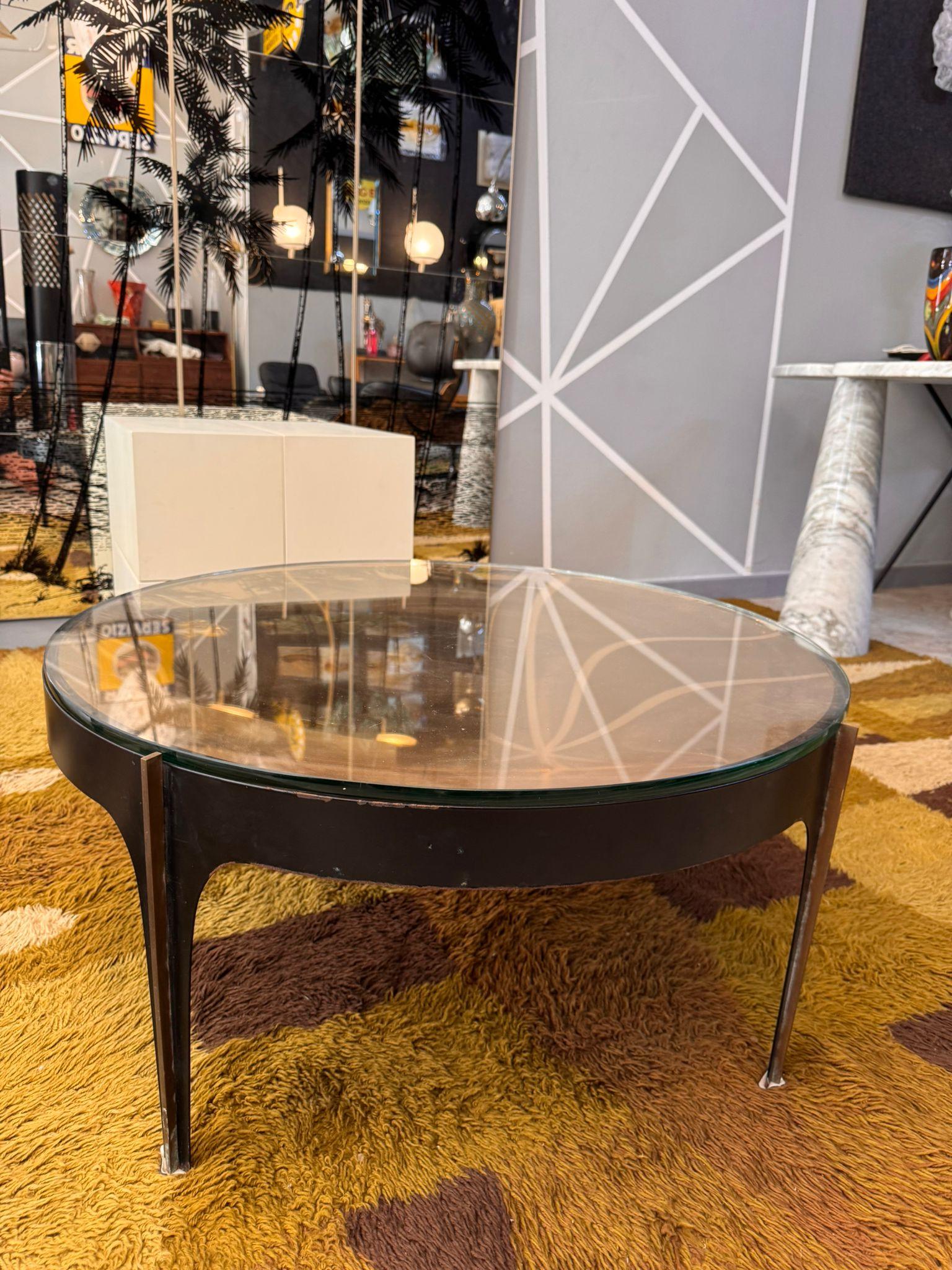 Métal Table à lentilles Max Ingrand pour Fontana Arte Mod. 1774 en vente