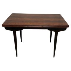 Vintage 1960s extending rosewood table