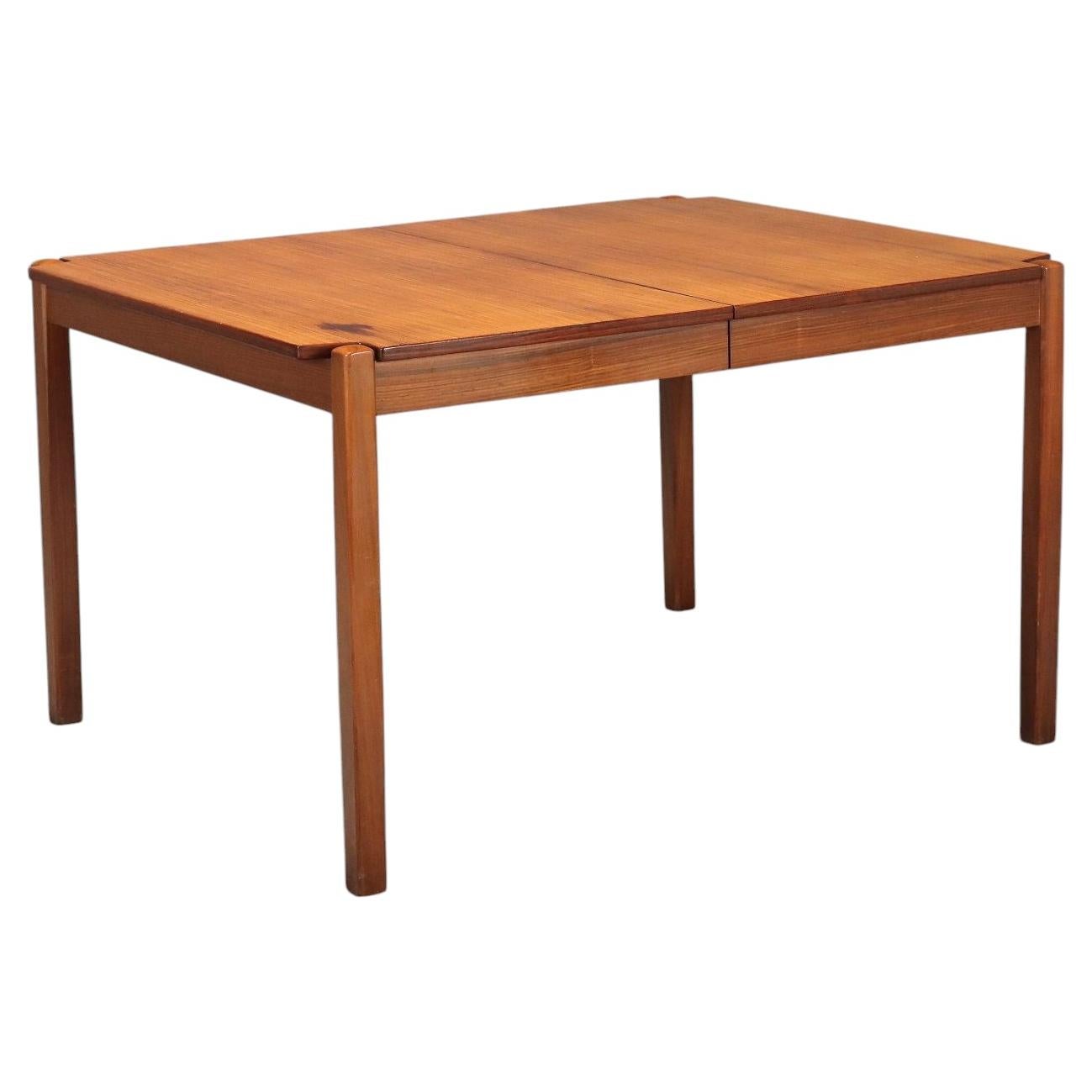 Mid-Century Modern Extendable Dining Table, Italian Wood, 1960s en venta