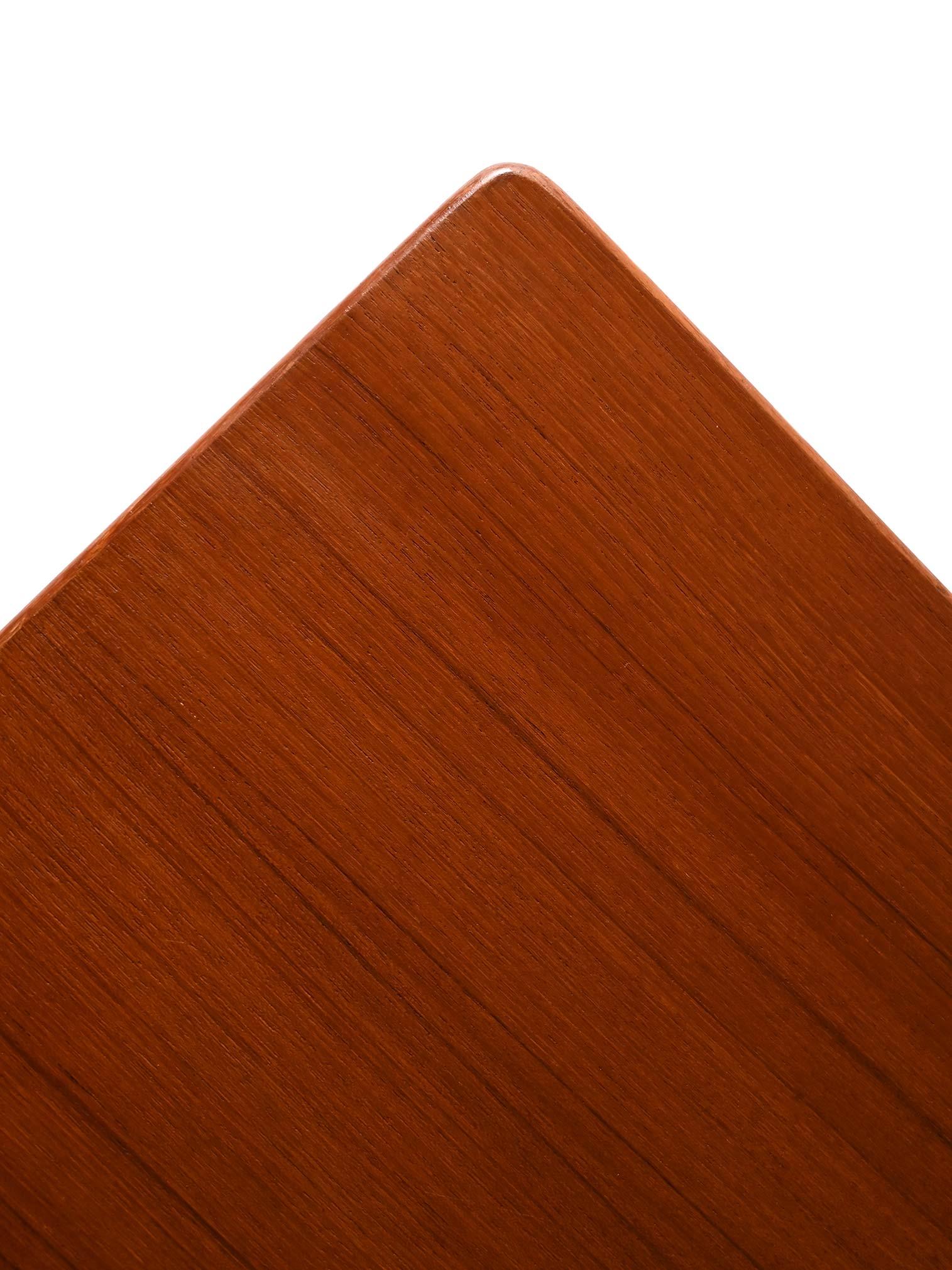 Tavolo allungabile scandinavo in teak vintage (Mid-20th Century) im Angebot