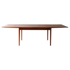 Tavolo allungabile scandinavo in teak vintage