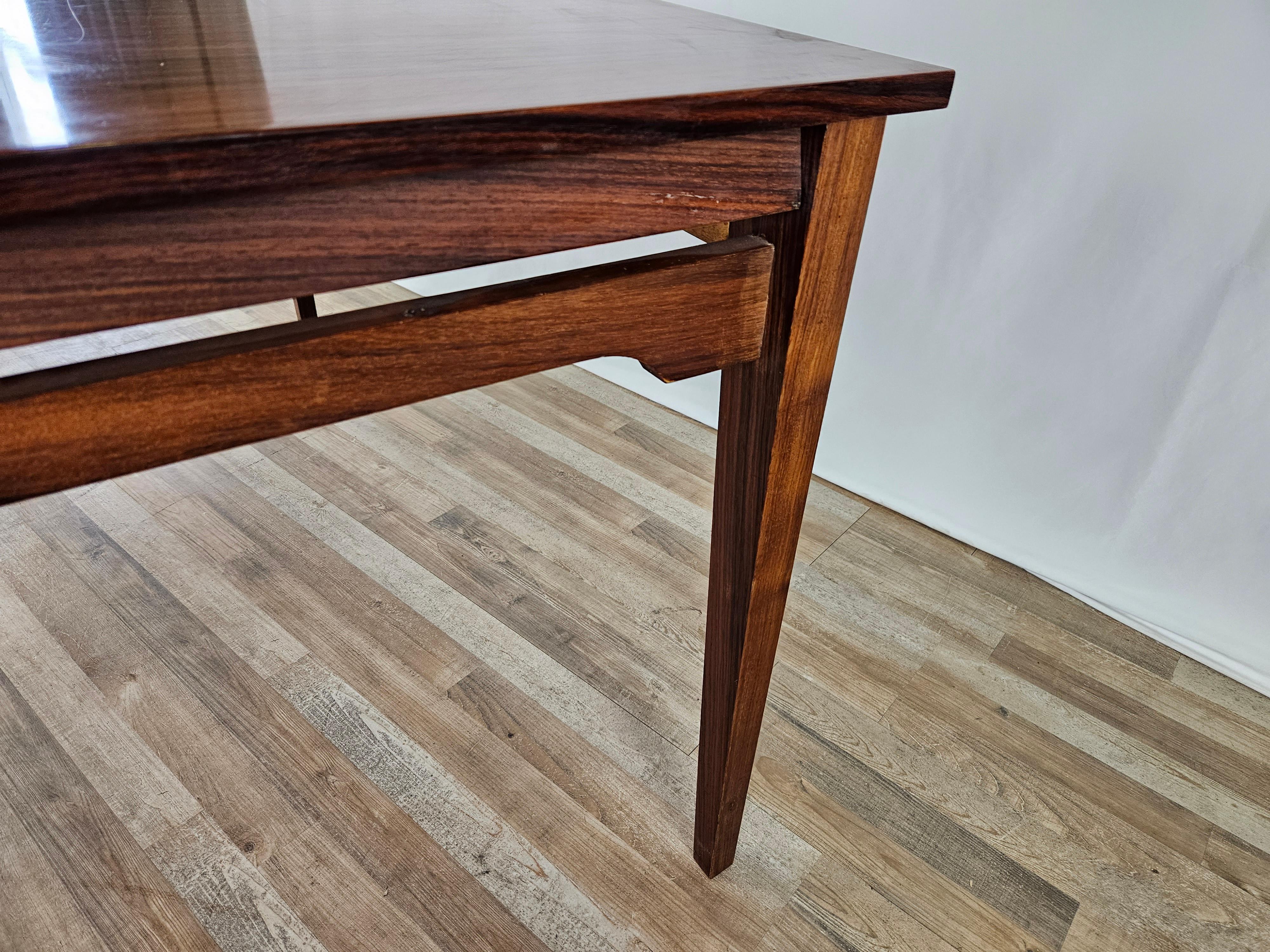 Scandinavian style extending laminate table For Sale 8