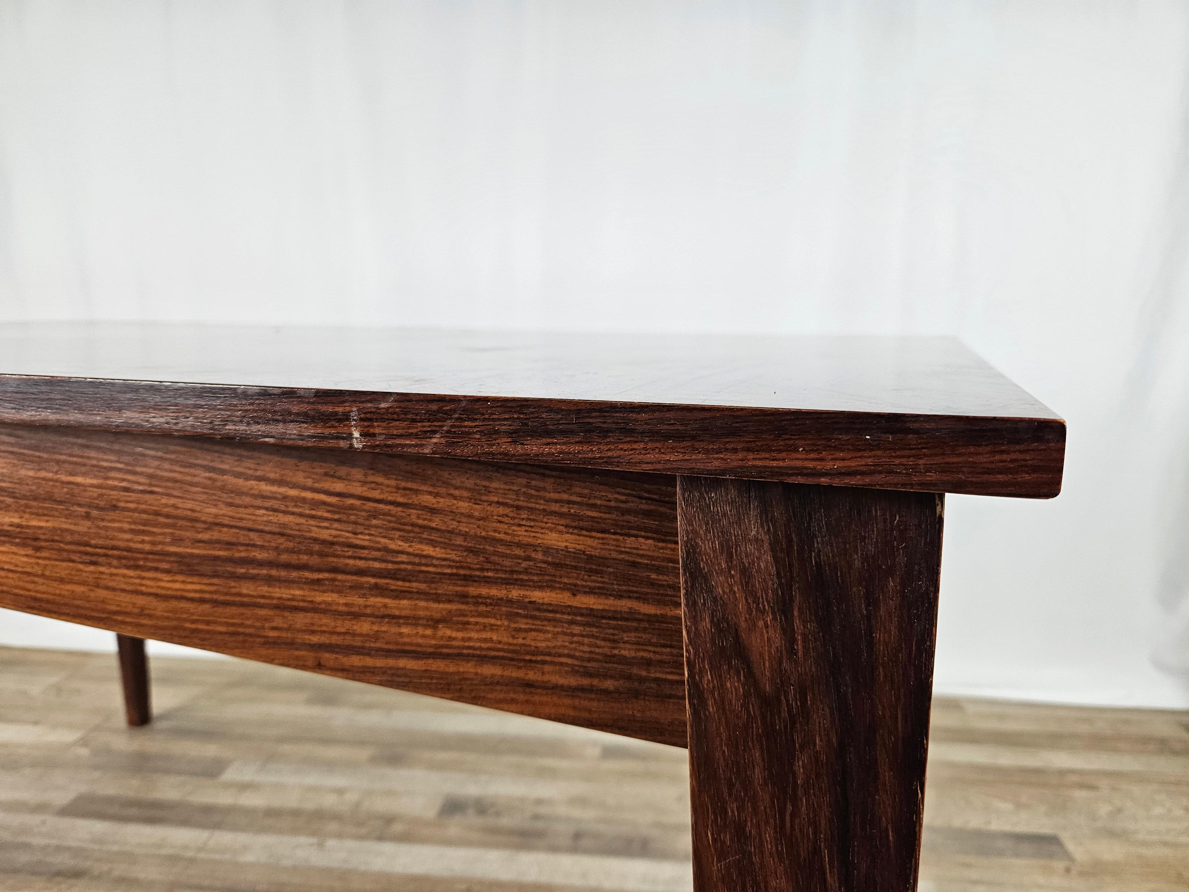 Mid-20th Century Scandinavian style extending laminate table For Sale