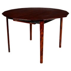 1960s table, brown, solid wood