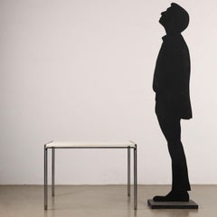 Ross Littel 1960er Tisch für ICF, aus weißem Marmor