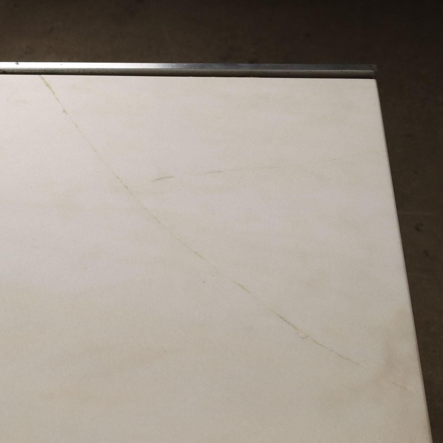 Tavolo Anni 60 Ross Littel per ICF, in marmo bianco For Sale 2