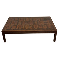 Niedriger Tisch aus den 1970er Jahren, hergestellt von Tranekær Furniture