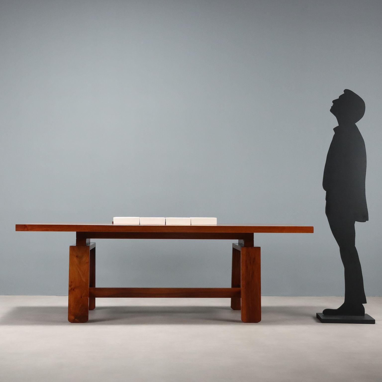 Mid-Century moderno Tavolo Bernini Anni '60 con Ceramiche Design di Silvio Coppola in vendita