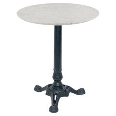 Eden Marais bistro table with marble top 