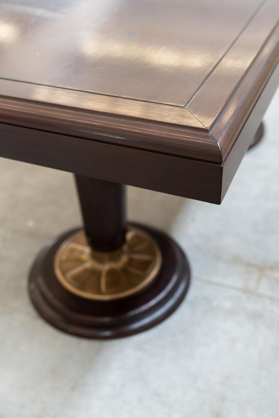 Table avec 6 chaises style naval 1970 - 1980 en vente 10