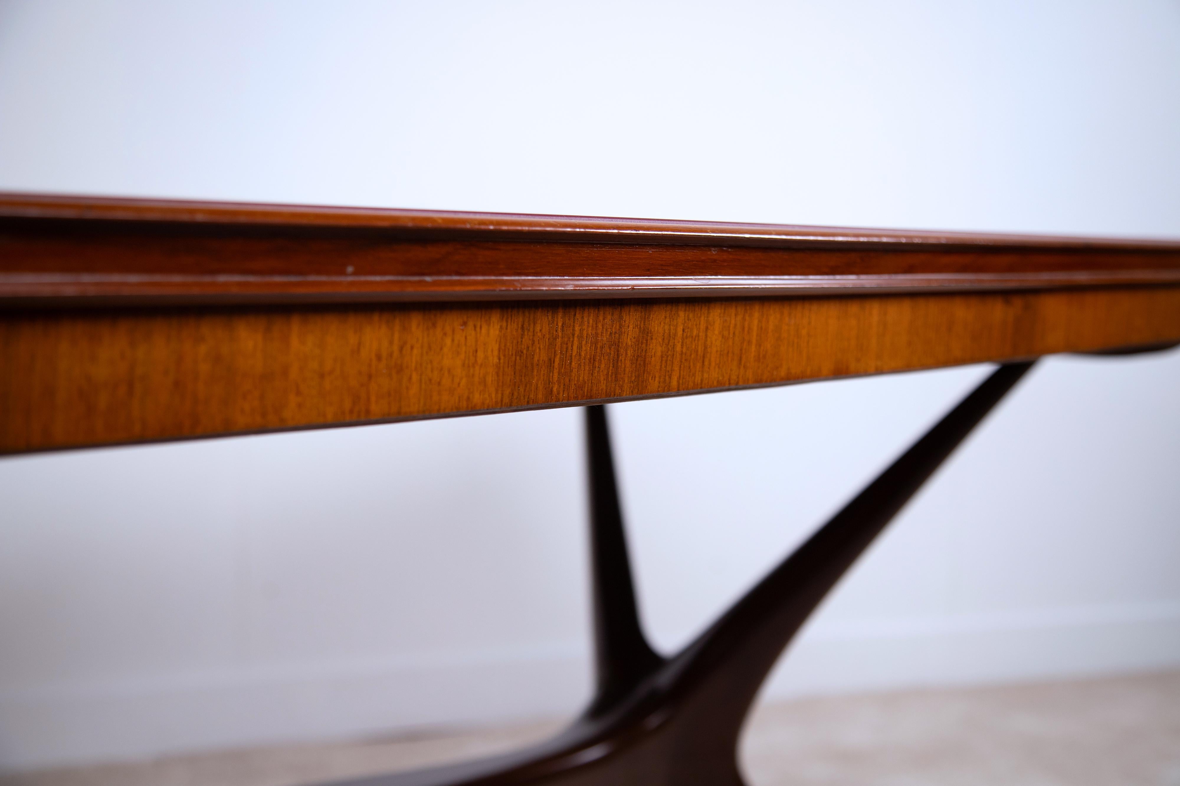 Table avec plateau en verre attribuée à Ico Parisi, Italie, années 1950 en vente 6