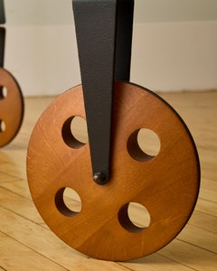 'Tavolo con Ruote' Glass Coffee table by Gae Aulenti