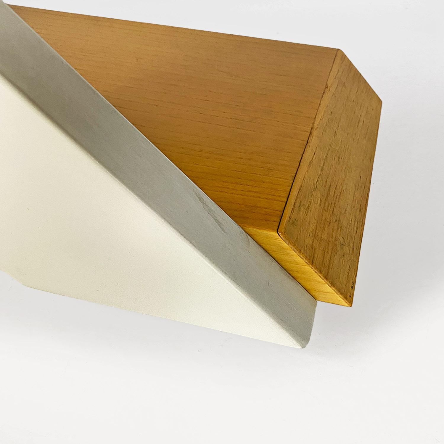 Tavolo da caffè con portabottiglie, italiano moderno, in legno e vetro, 1980 For Sale 7