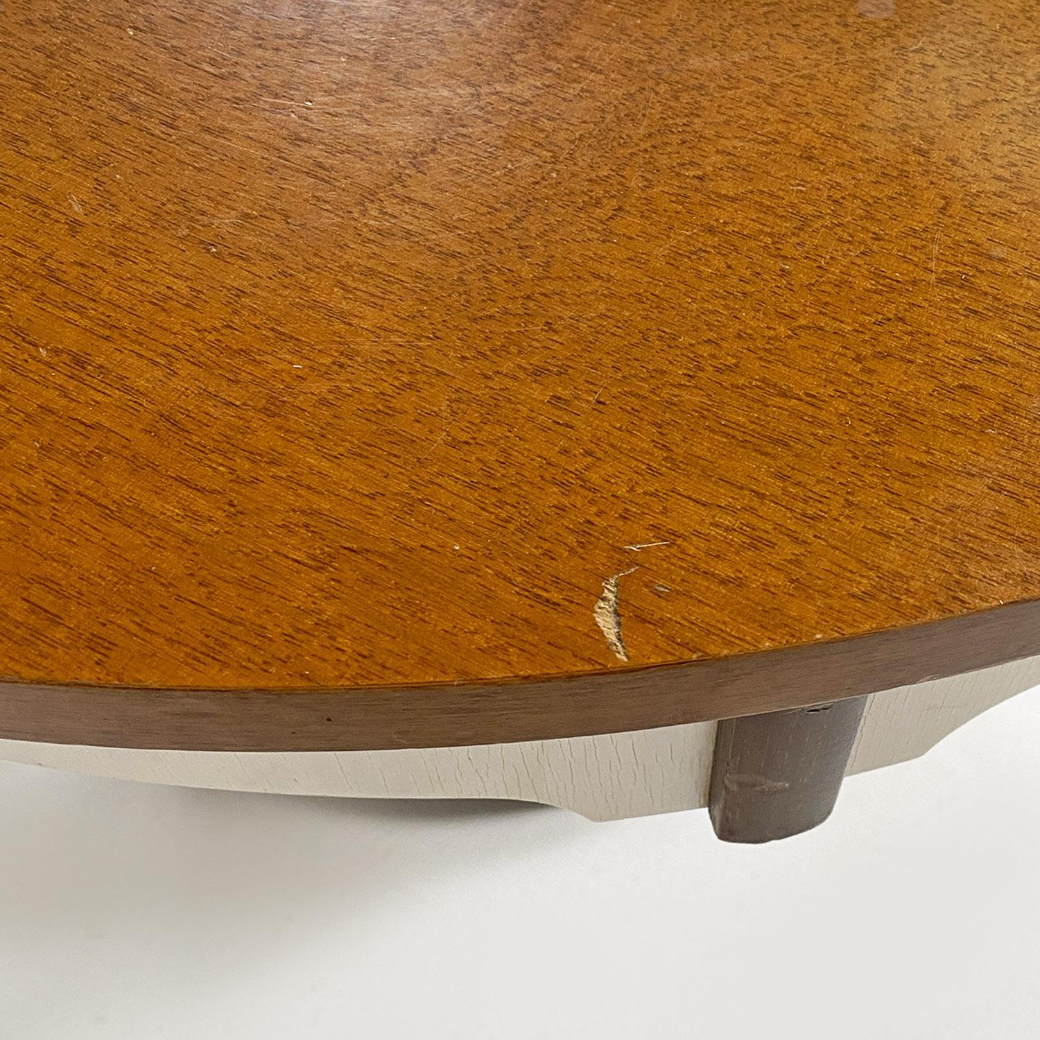 Gervasino coffee table with bottle holder, Italian, made of wood,  1960 ca. For Sale 11