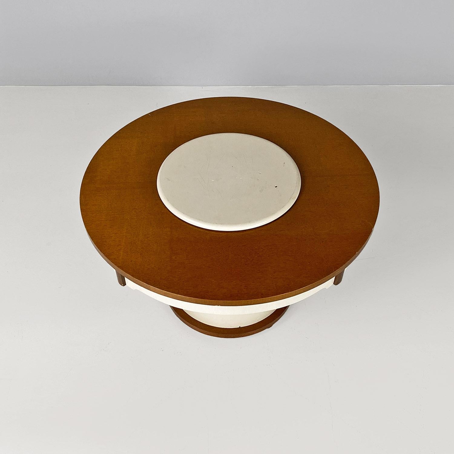 Mid-20th Century Gervasino coffee table with bottle holder, Italian, made of wood,  1960 ca. For Sale