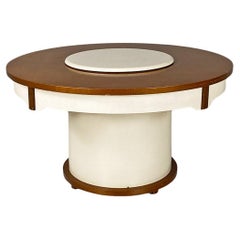 Italian mid-century wooden Gervasino coffee table with bottle holder, 1960s