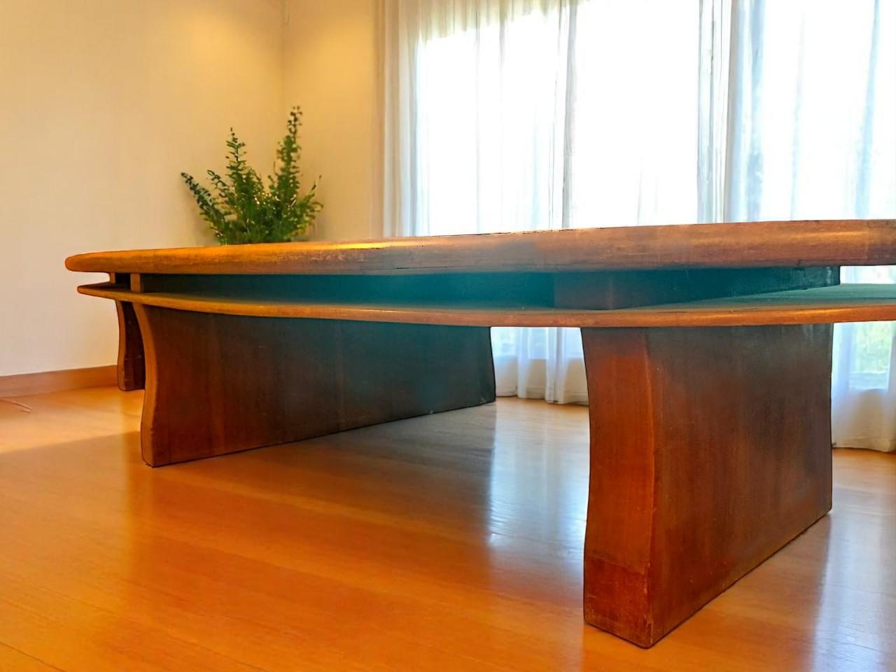 Vintage Italian Conference Table In Good Condition For Sale In Cesena, FC