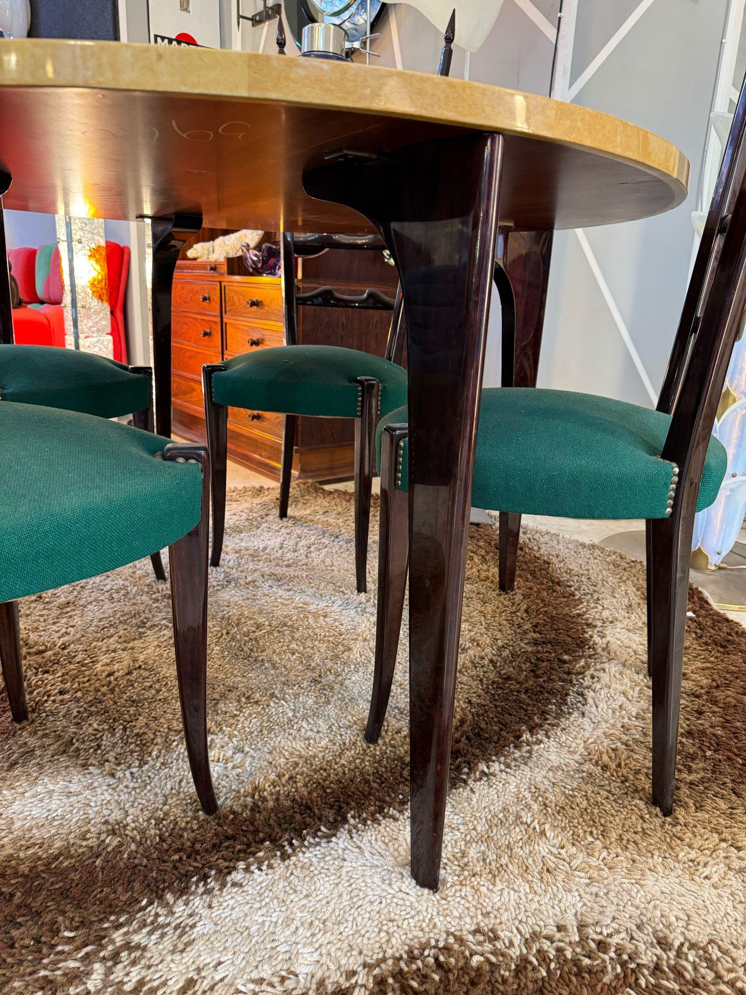 Table de jeu d'Aldo Tura Bon état - En vente à Palermo, IT