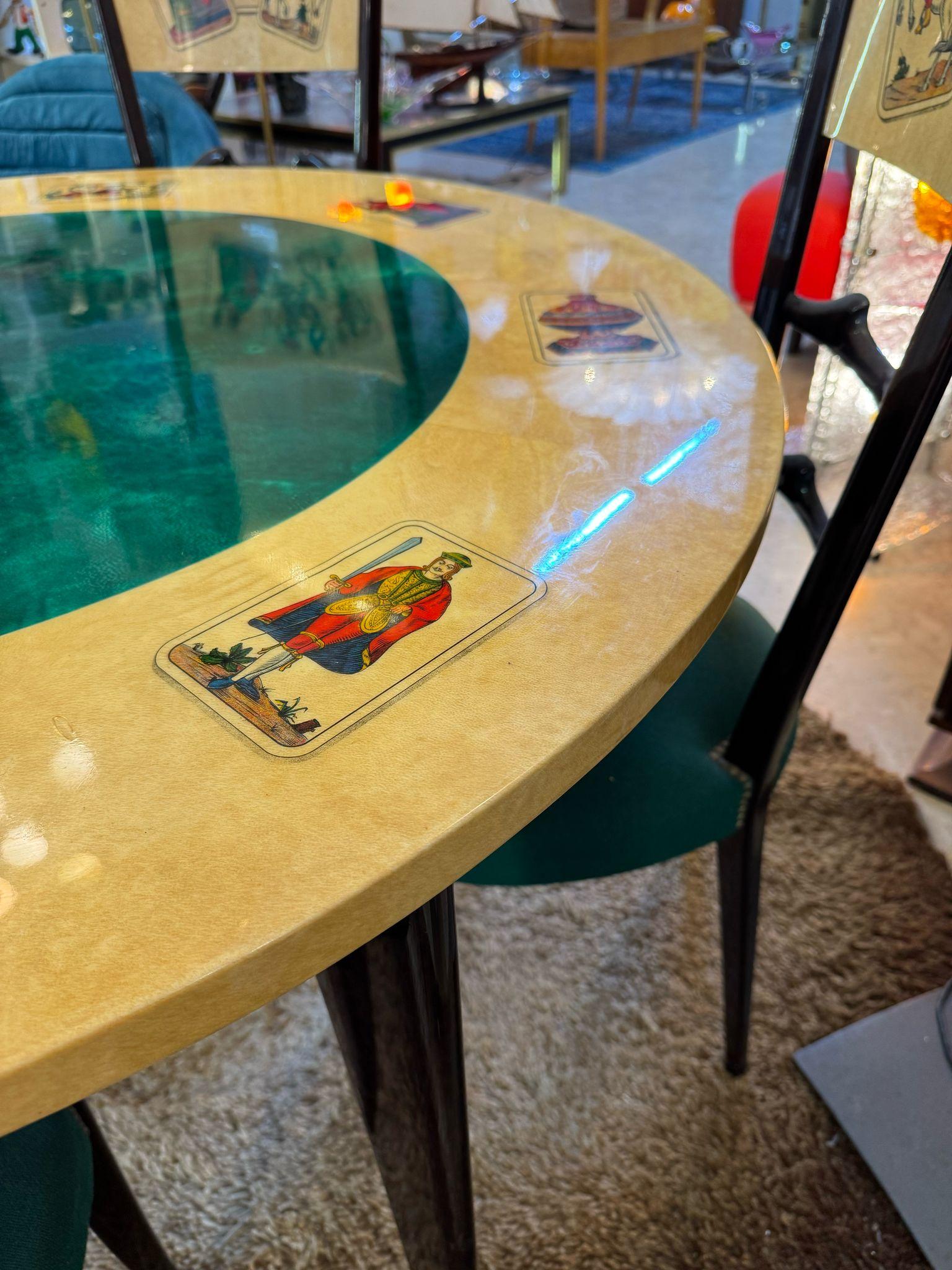 Table de jeu d'Aldo Tura en vente 2