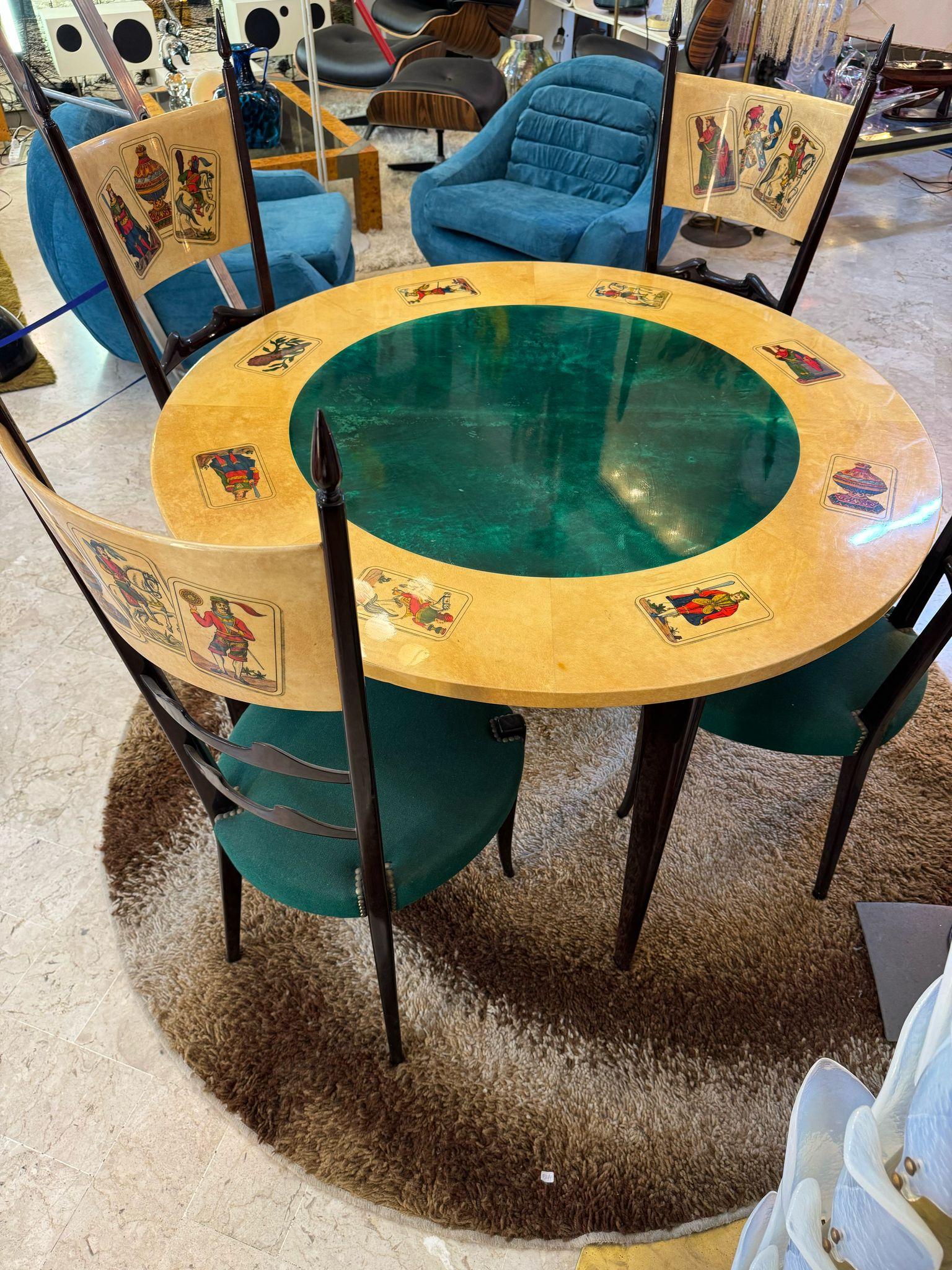 Table de jeu d'Aldo Tura en vente 3