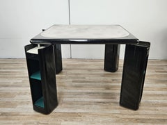 Kartentisch aus lackiertem Holz von Pierluigi Molinari für Pozzi Milano 1970