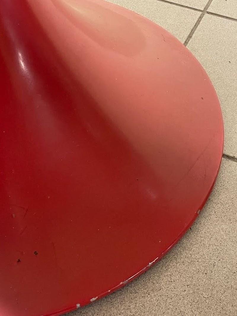 Tavolo da pranzo a clessidra con base in metallo e piano in marmo, anni '60-'70 en venta 6