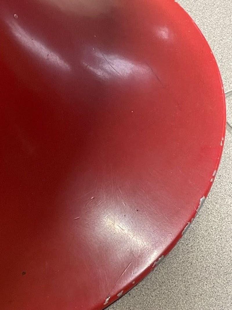 Tavolo da pranzo a clessidra con base in metallo e piano in marmo, anni '60-'70 en venta 10