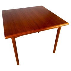 Danish teak extending dining table, 1960s