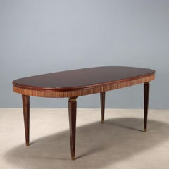 1950s Oval Dining Table