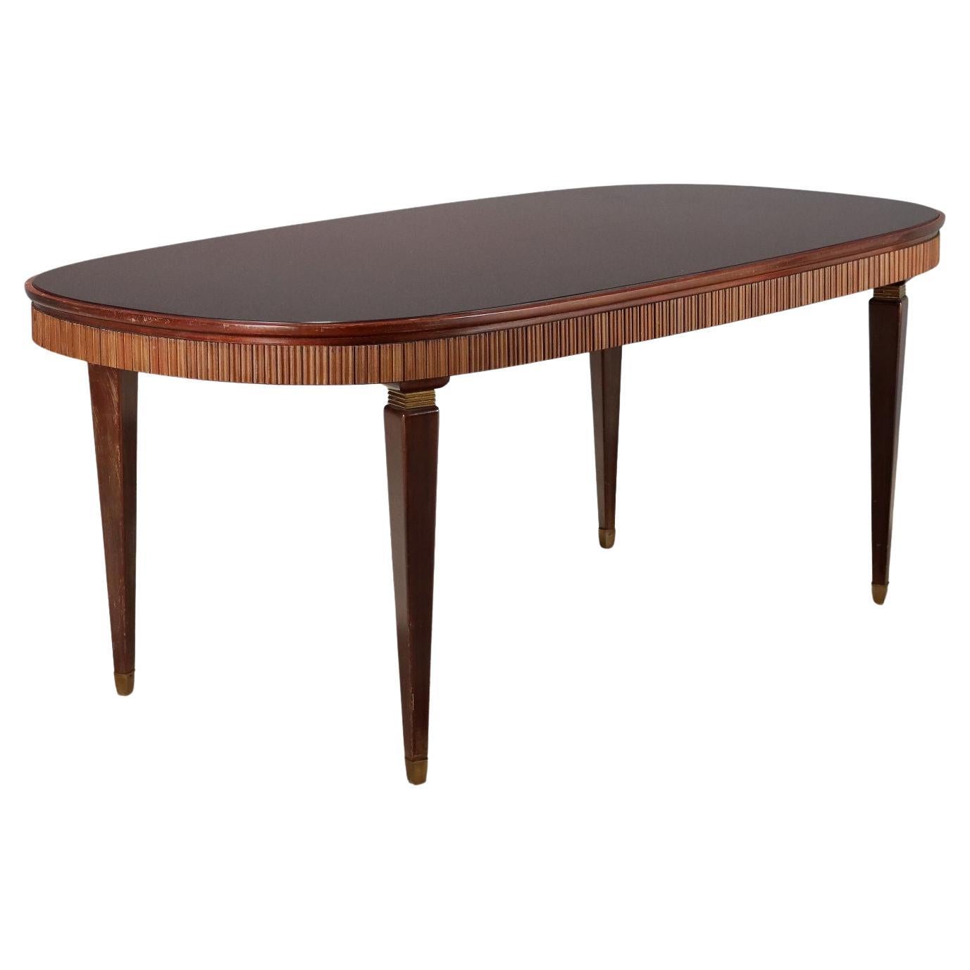 1950s Oval Dining Table