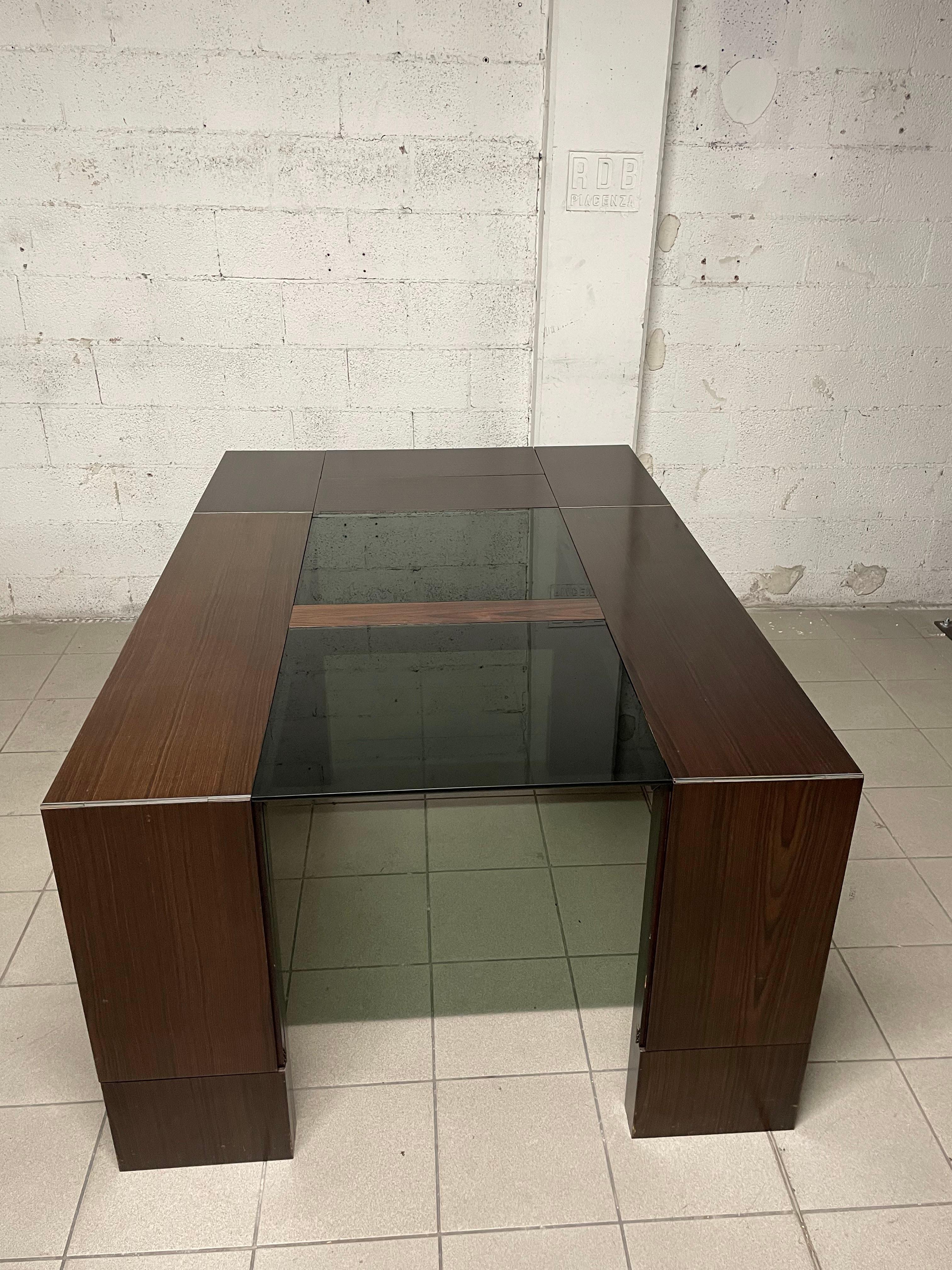 1970s extendable dining table For Sale 4