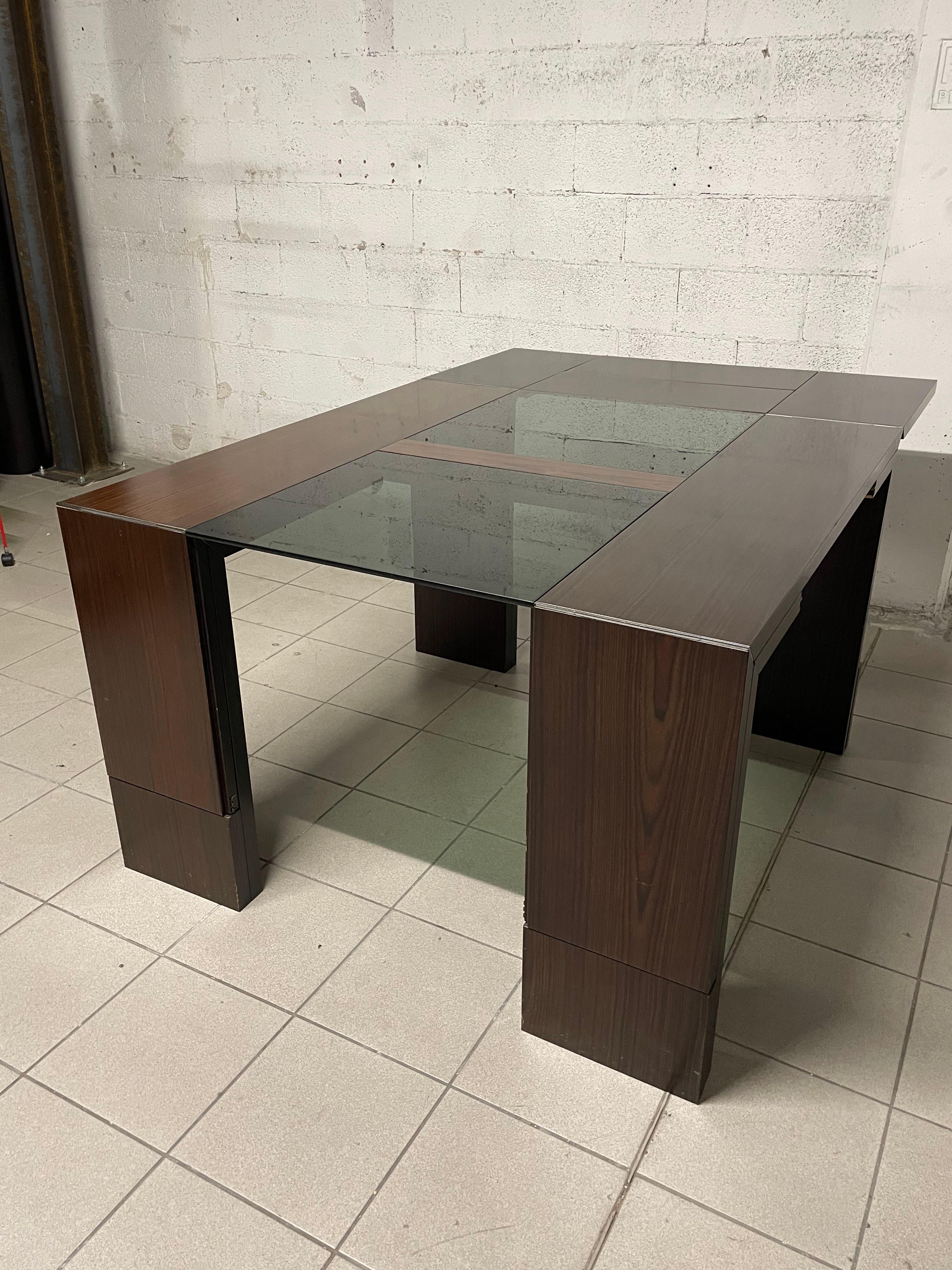 1970s extendable dining table For Sale 5