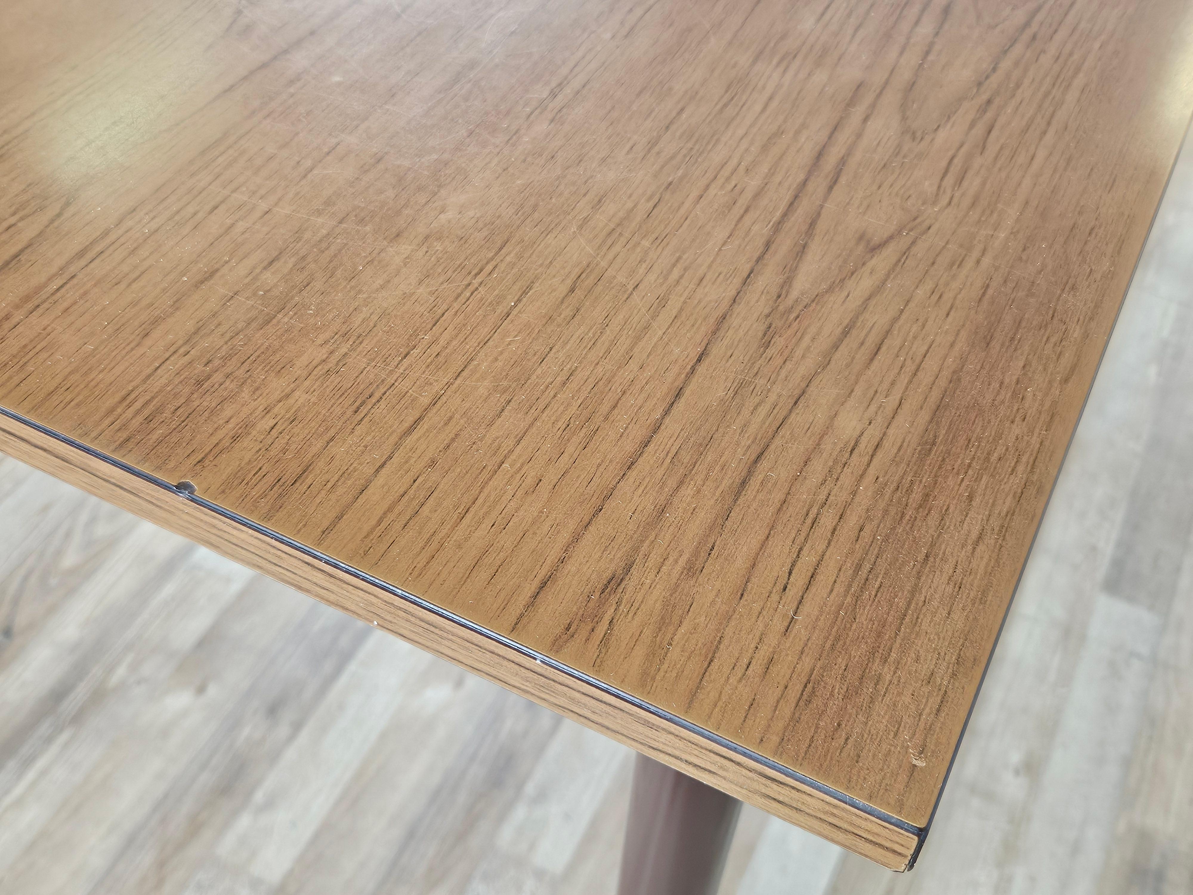 1970s formica dining table with drawer For Sale 9