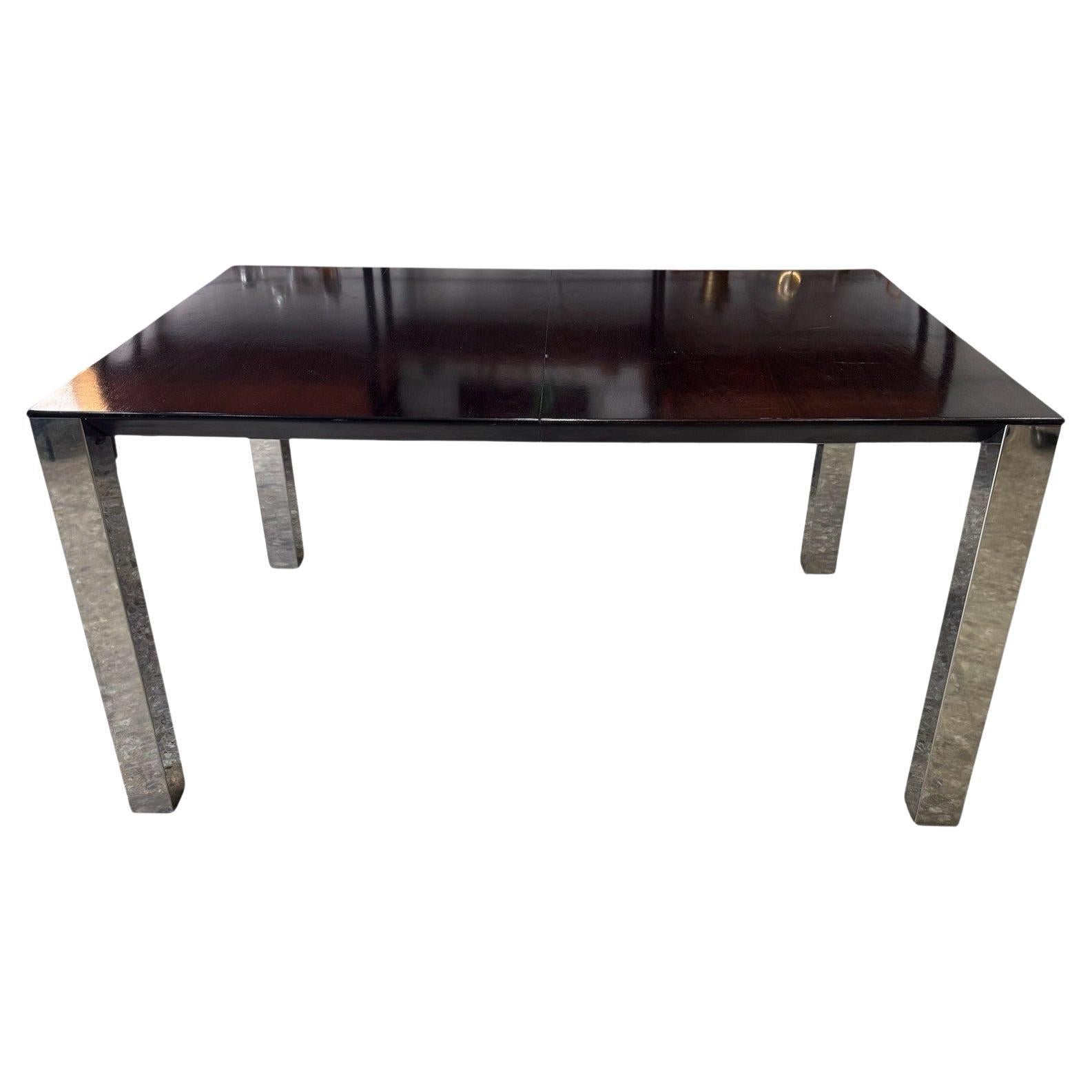 Giovanni Offredi Saporiti Design Mesa de comedor de los años 70 que se abre