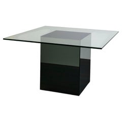 Mesa de comedor "Blok", diseño de Nanda Vigo para Acerbis, 1971