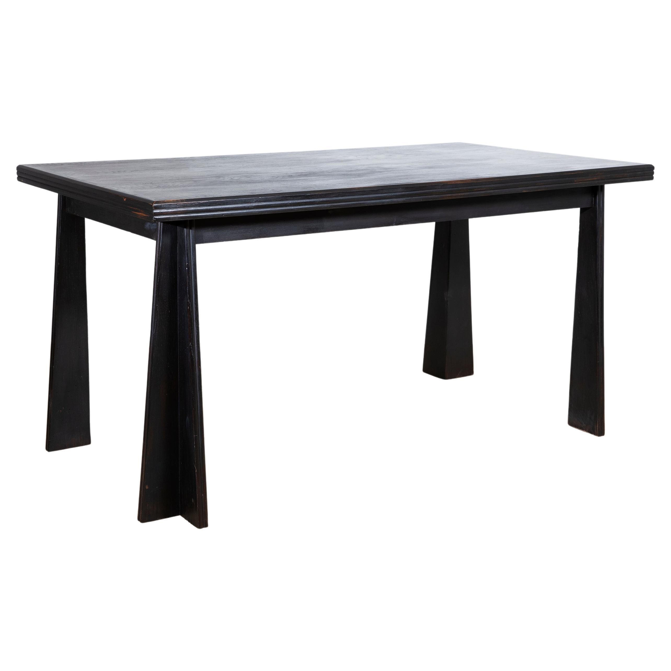Dining table from the school of Paolo Buffa For Sale
