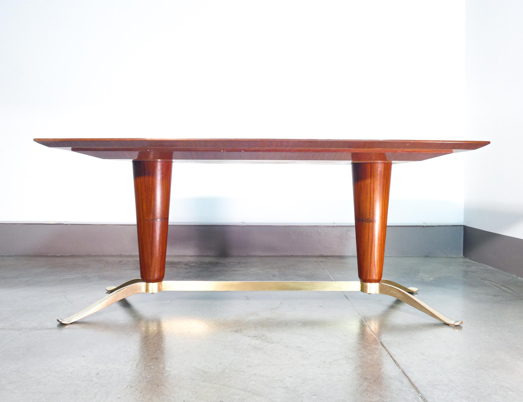 Table de salle à manger, design Vittorio DASSI. Italie, années 50 en vente 2