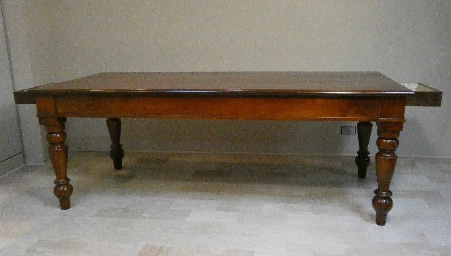 20th Century Table de salle à manger de style Luigi Filippo, Italie, 20e siècle en vente