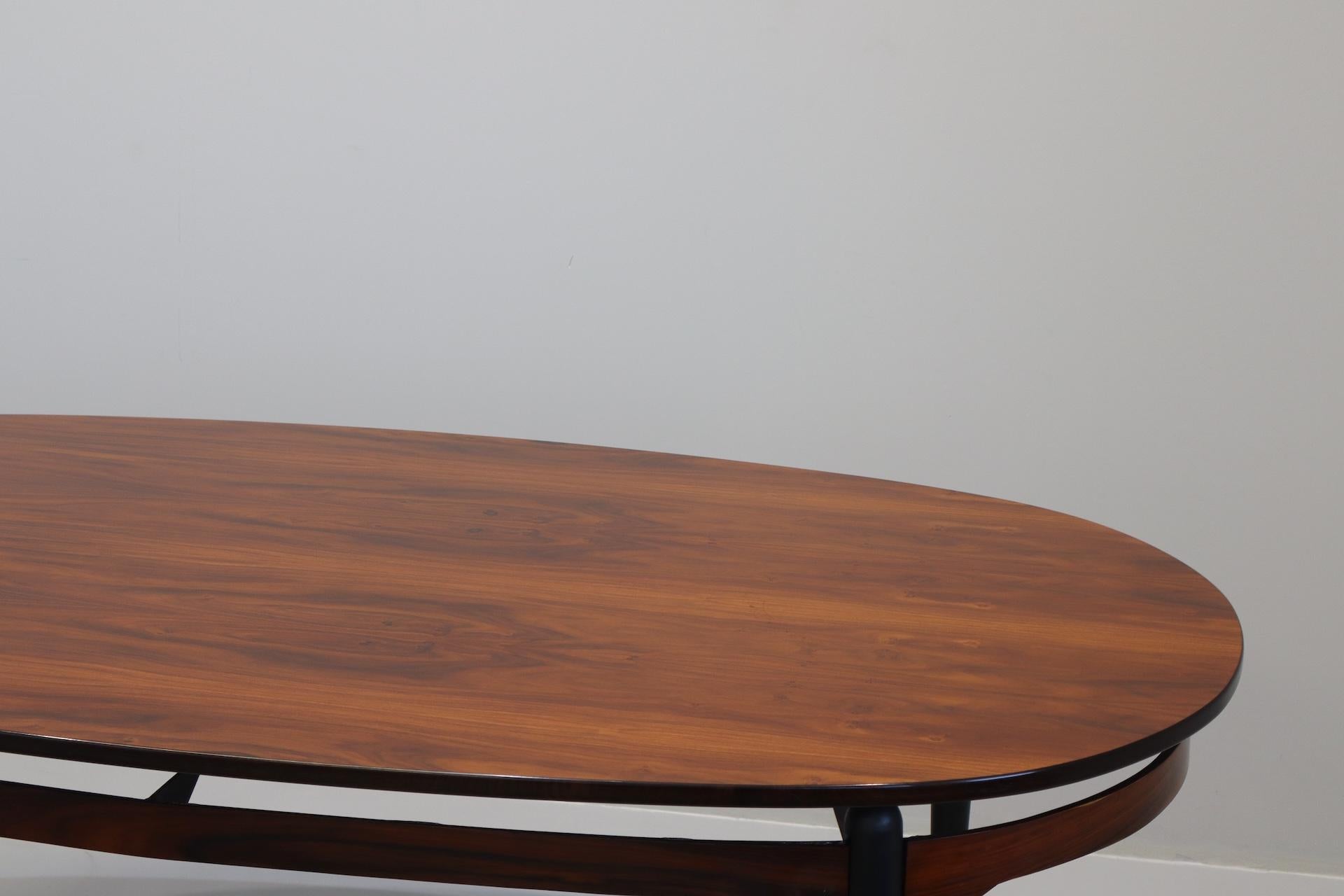 Mid-20th Century Italian Dining Table  Designer Silvio Cavatorta For Sale