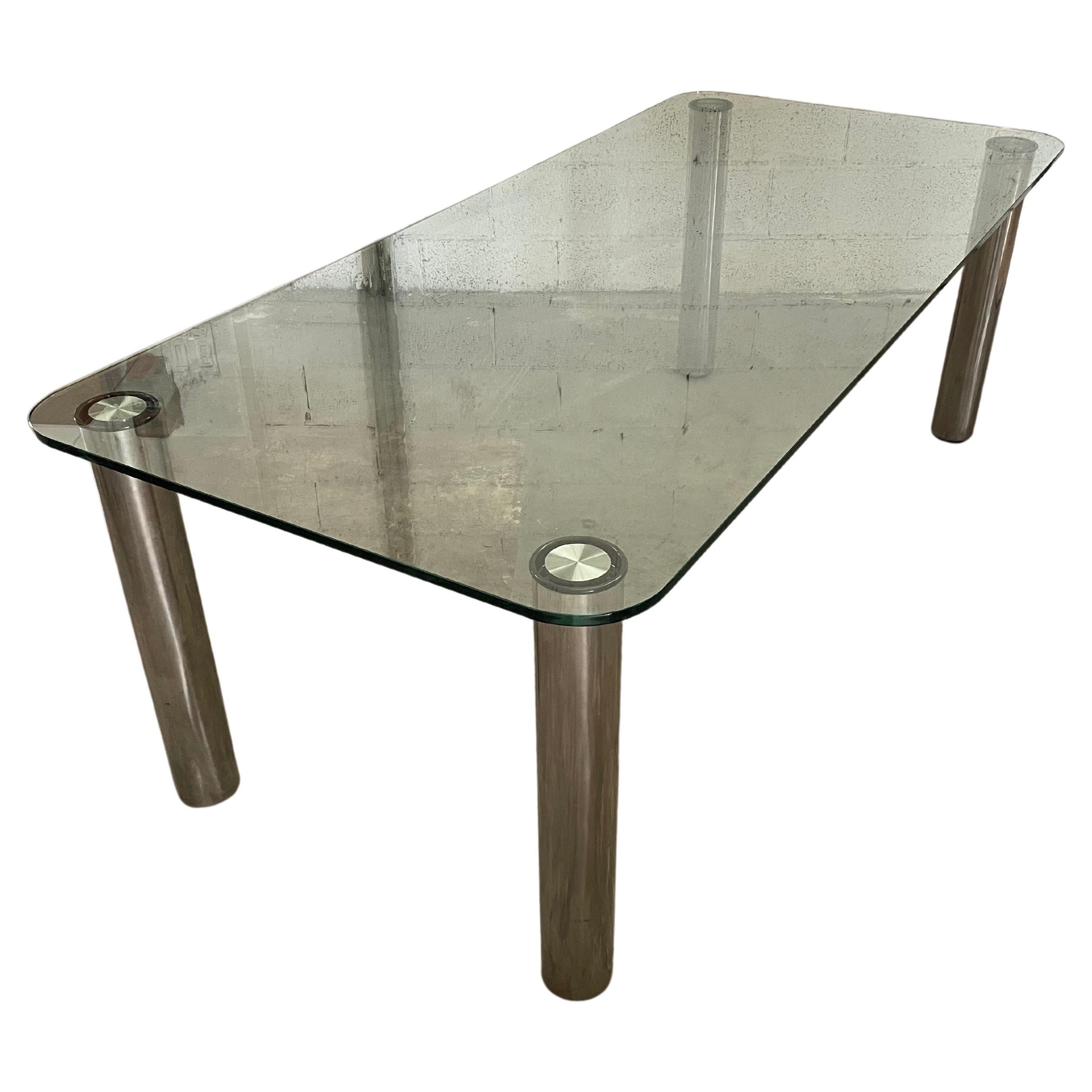 Tavolo "Marcuso" di Marco Zanuso per Zanotta, anni '70, Italia moderna