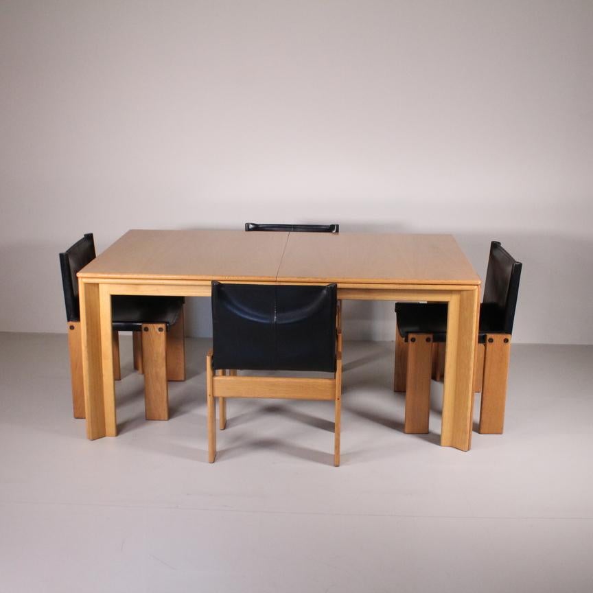 Mou dining table, Afra and Tobia Scarpa, Molteni In Good Condition For Sale In Milano, Lombardia