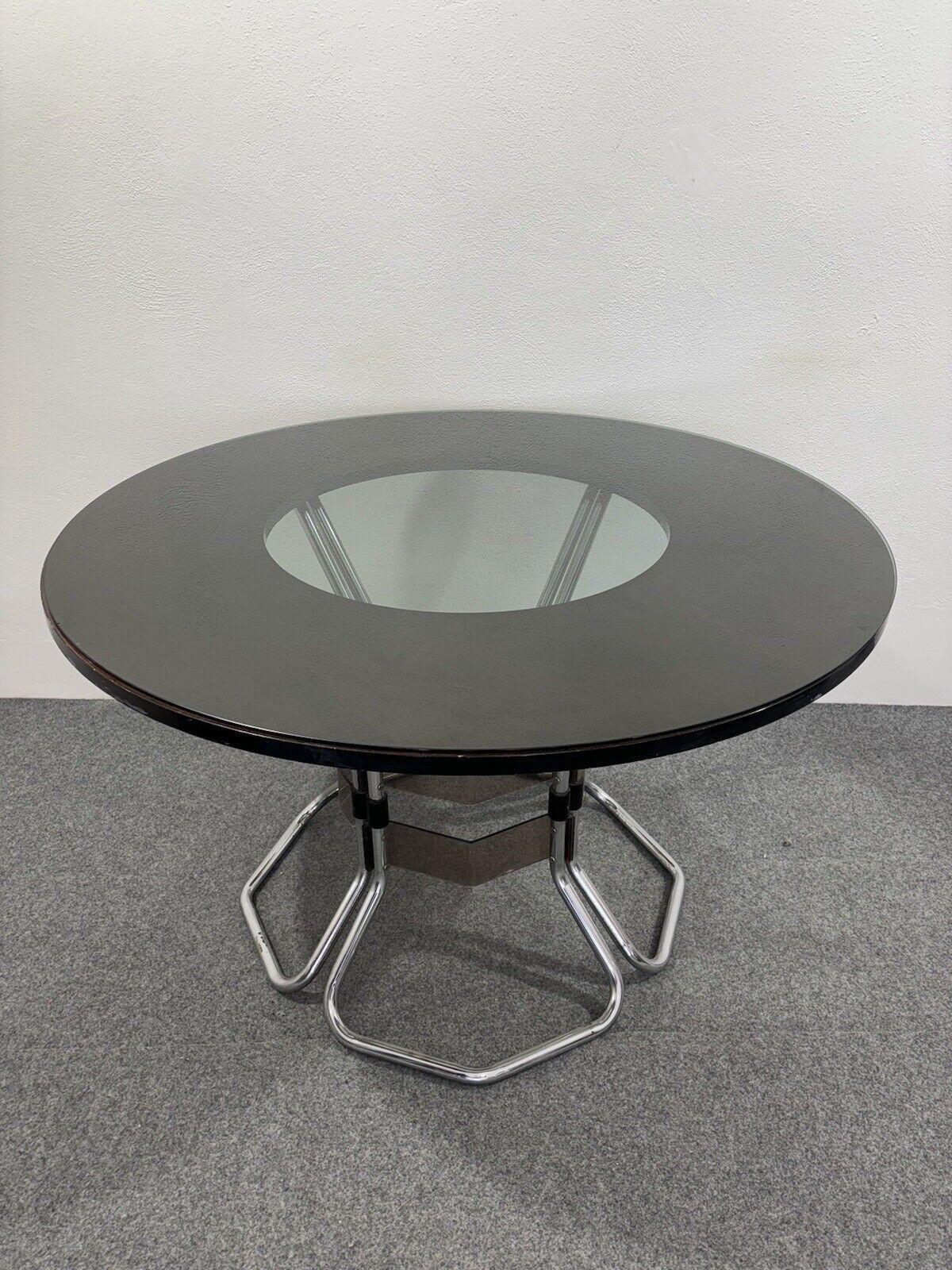 Dining Table Multi Material Design Modern Decoration 1970s For Sale 2